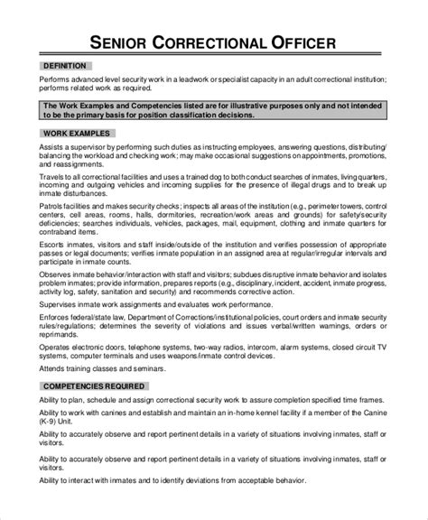 Table 1 1 From The Professional Role Of The Correctional Officer In The