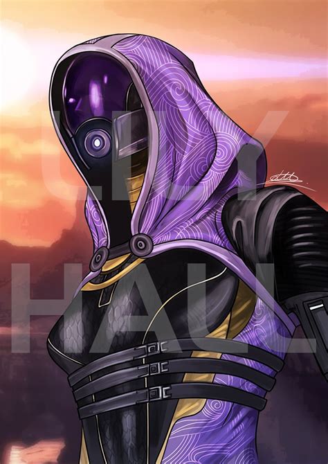 Tali Zorah Vas Normandy Mass Effect Art Print A4 Etsy