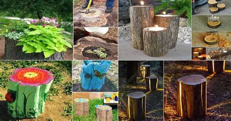 Tall Tree Stump Decorating Ideas Shelly Lighting