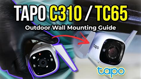 Tapo C310 Tc65 Outdoor Camera Easy Wall Mounting Guide Youtube