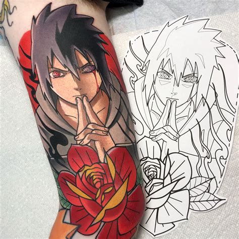 Tato Sasuke Uchiha Gambar Tato Keren