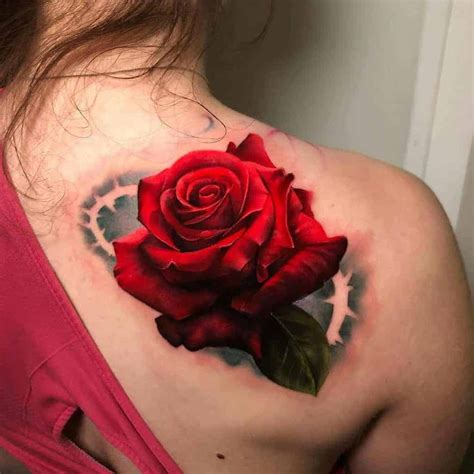 Fresh Rose Tattoo Designs and Ideas