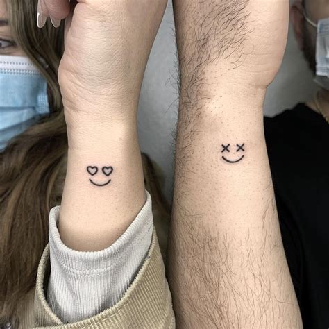 Matching Tattoo Designs for Couples in Love