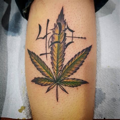 Weed Tattoo Designs Inspiration and Ideas