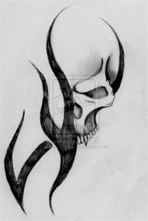 Tattoo Drawings Of Skulls Skull Tattoo By Luciferslover On