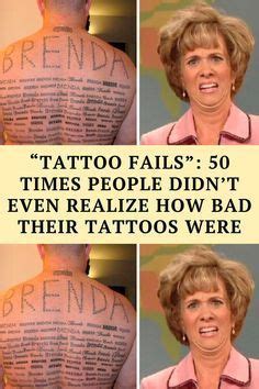 Tattoo Fails 50 Times People Didn T Even Realize How Bad Their