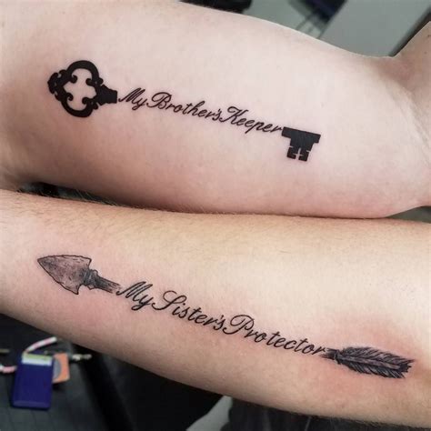 Matching Tattoos for Brothers and Sisters