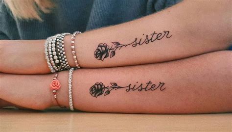 Sister Tattoo Ideas and Designs to Cherish Forever