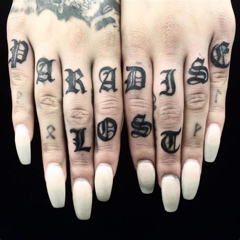 5 Knuckle Tattoo Ideas That Mean Something