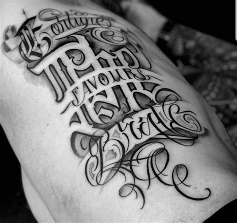 Tattoo Lettering Awesome Lettering Tattoos Designs Fonts