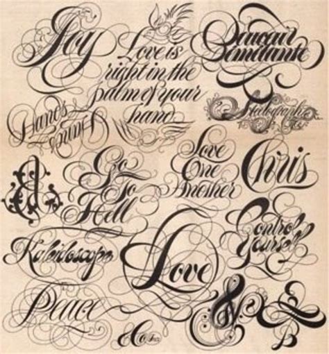 Tattoo Lettering Styles Tattoo Lettering Styles Tattoo Lettering