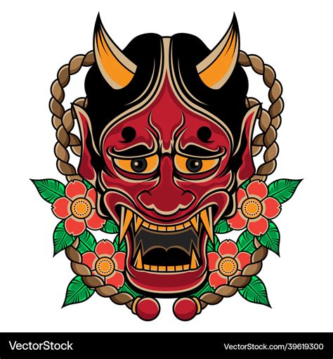 5 Meaningful Japanese Tattoo Mask Designs