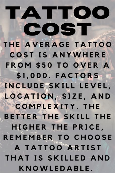 Tattoo Prices How Much Do Tattoos Cost In 2024