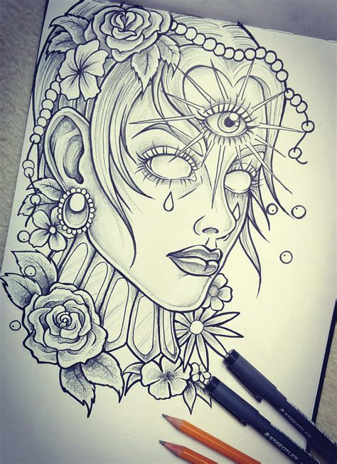 Tattoo Sketch By Loodlez On Deviantart