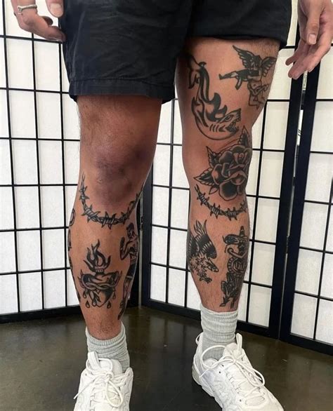 Top 7 Tattoo Ideas for Guys' Legs