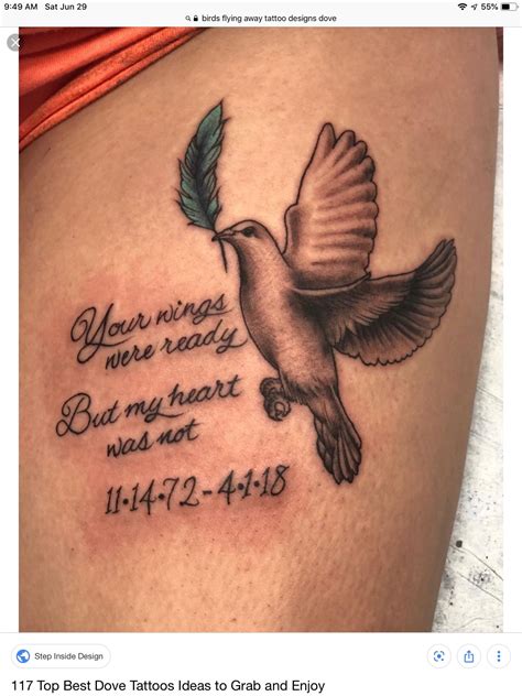 Tribute Tattoos for Passed Loved Ones Forever