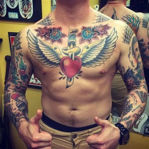 7 Chest Tattoo Designs to Try This Year