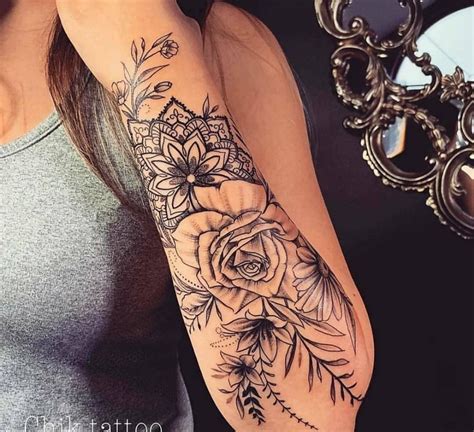 Tattoos For Women Google Search In 2020 Floral Tattoo Sleeve