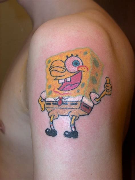 SpongeBob Tattoos Designs You Will Absolutely Love