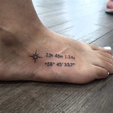 Tattoos with Coordinates: Marking Life's Special Moments