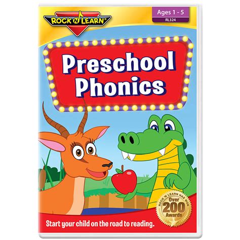 Teachersparadise Rock N Learn Preschool Phonics Dvd Rl 324