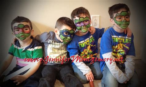 Teenage Mutant Ninja Turtle Face Painting Philadelphia Pa Kids Party Crazyfaces Face Painting