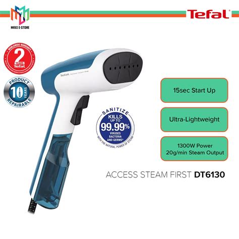 Tefal Access Steam First Dt6130 Tv Home Appliances Irons Steamers