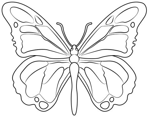 Free Butterfly Template to Print at Home