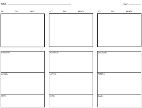 Template Storyboard Word