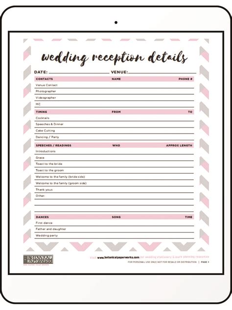 Template Wedding Planner Gratis