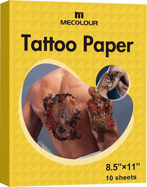 Temporary Tattoo Paper Printable at Home Made Easy