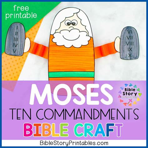 Ten Commandments Craft For Kids