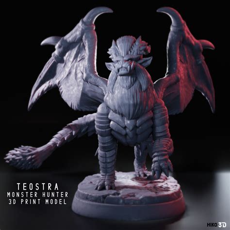 Teostra Monster Hunter 3D Printing Model Stl 3D Printing Models In 2021 Monster Hunter Fan