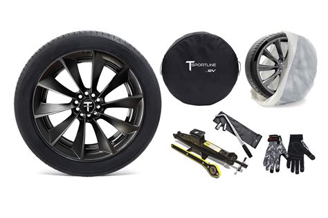 Tesla Ts1 Spare Wheel Tire With Optional Jack Lug Tool Kit In 2022