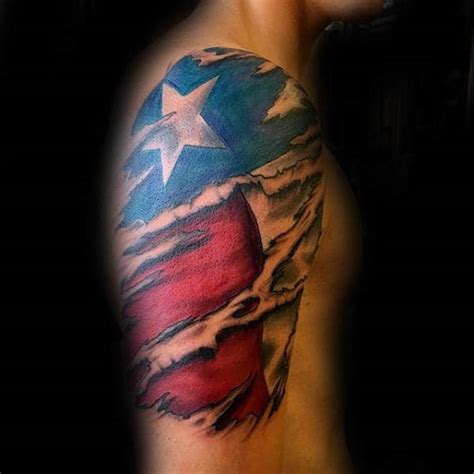 Texas Flag Tattoo Designs to Show Lone Star Pride