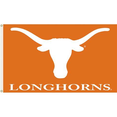 Texas Longhorns 3Ft X 5Ft Team Flag Logo Design 2 Texas Longhorns Football Longhorn Texas