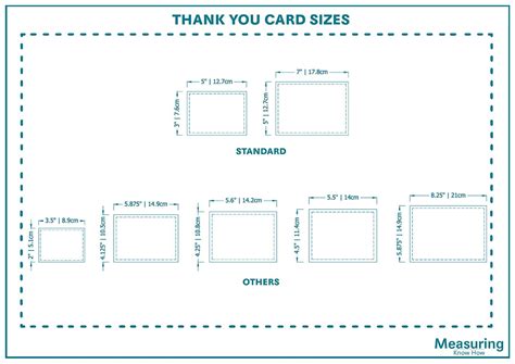 Thank You Card Size