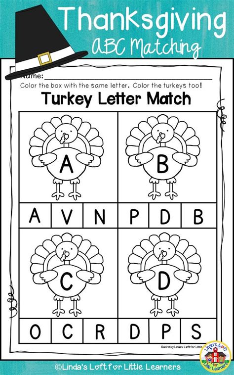 Free Thanksgiving ABC Printables for Kids to Enjoy