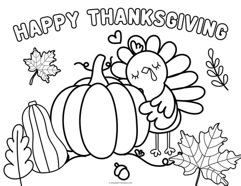 Thanksgiving Coloring Pages To Download Thanksgiving Kids Coloring Pages