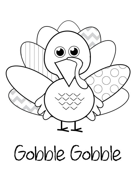 Thanksgiving Free Printable Coloring Sheets for Kids