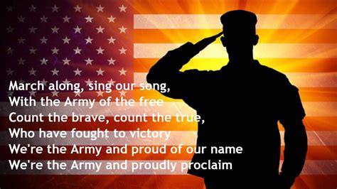 The Army Goes Rolling Along Song And Lyrics Played By Pershing S Own