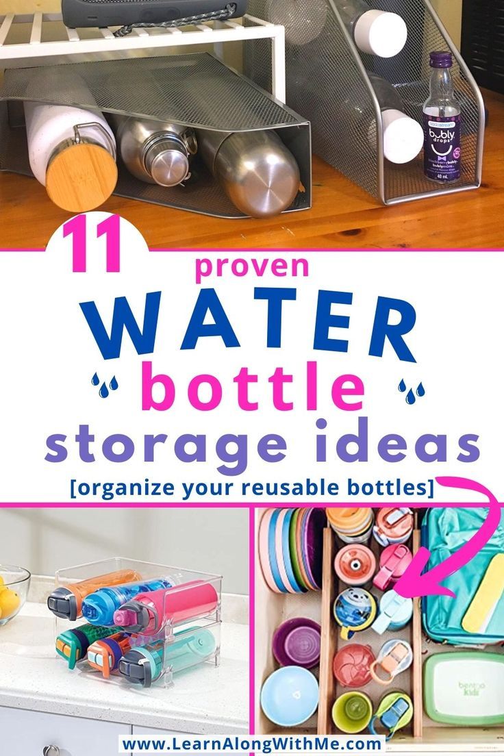 The Best Water Bottle Storage Ideas For An Organized Kitchen Off The