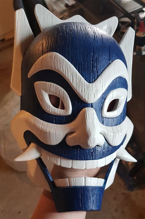 The Blue Spirit Mask Avatar The Last Airbender Inspired Etsy