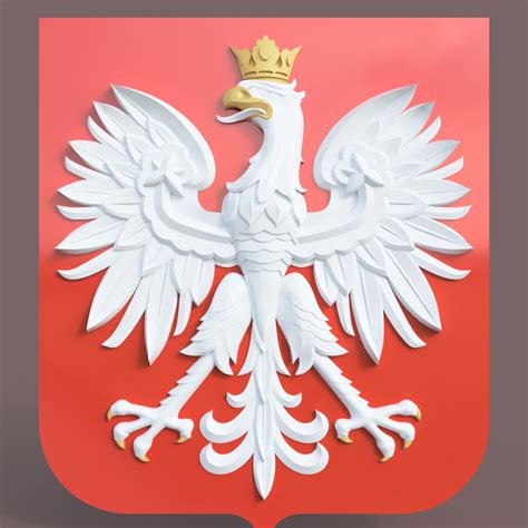 The Coat Of Arms Of Poland God O Herb Polski By Tomek Printables Store