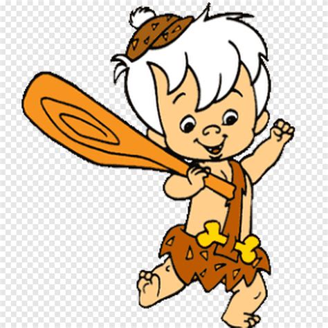 The Flintstone Bam Bam Holding Wooden Club Bamm Bamm Rubble Pebbles