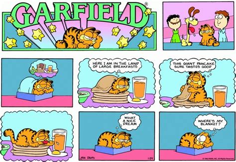 The Garfield Daily Comic Strip For January 24Th 1982