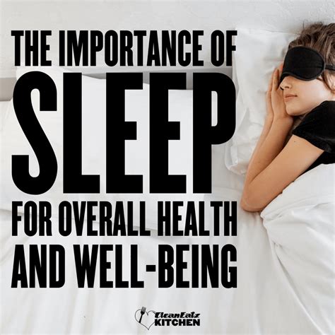 The Importance Of Sleep