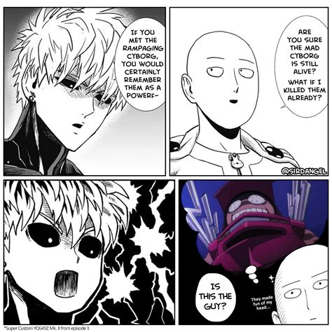 The Mad Cyborg Genos Is After R Onepunchman