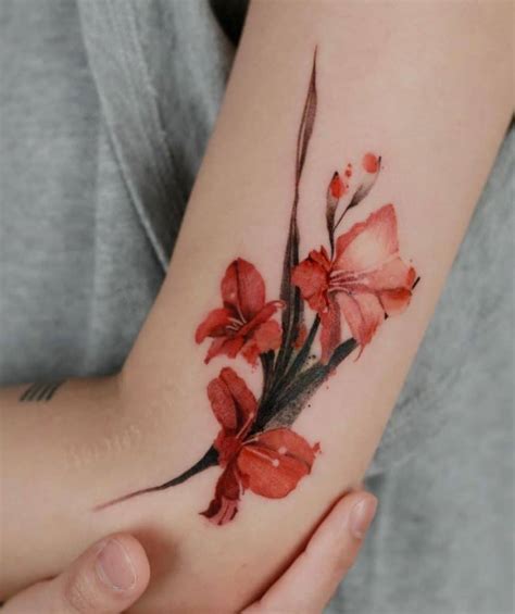 The Meaning Of Gladiolus Tattoos An Illustrated Guide