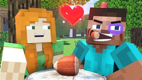 The Minecraft Life Of Alex And Steve Love Story Minecraft Animation